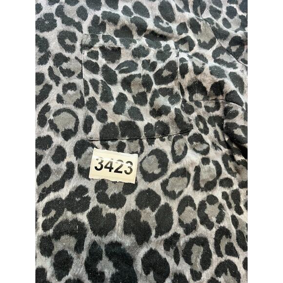 Torrid 1 Relaxed fit leopard print layering summer top career casual - Picture 6 of 6